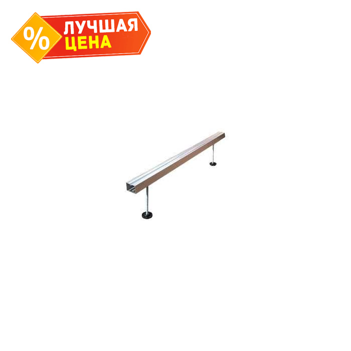 Алюминиевая лага регулируемая MasterDeck АЛР240 50x40x3000 мм Коричневый